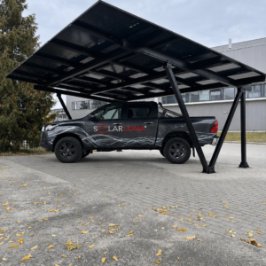 SolarLuna eaZy napelemes autóbeálló - fekete - Image 2