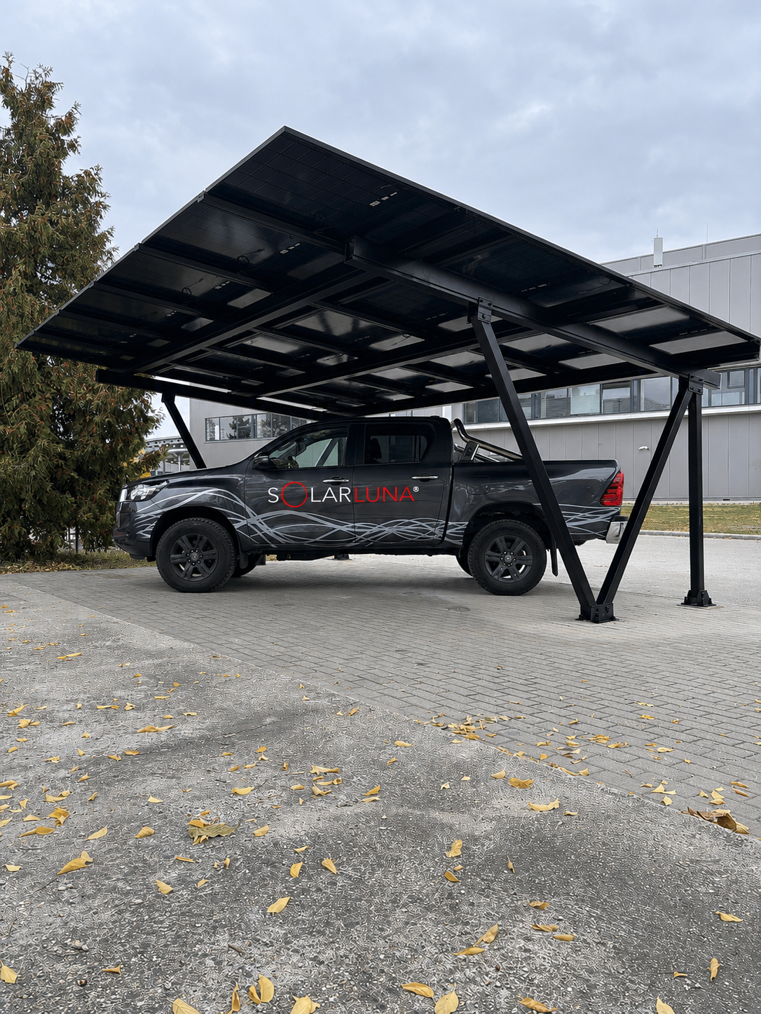 SolarLuna eaZy napelemes autóbeálló - fekete - Image 2