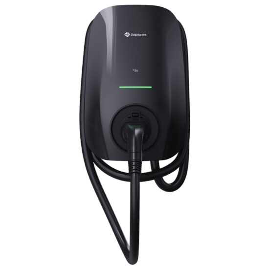 Solplanet SOL 7.4H kW EV charger black, cable verison