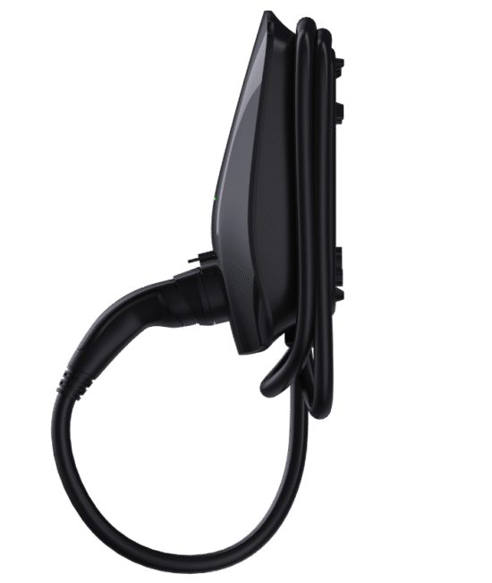 Solplanet SOL 7.4H kW EV charger black, cable verison - Image 2