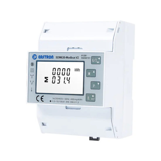 Eastron SDM630 Modbus V2 3 fázisú fogyasztásmérő